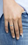 Colourless topaz diamonds ring , J03111-01-WT