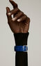 Correa Apple Watch cuero cocodrilo azul, IWSTRAP-BUC