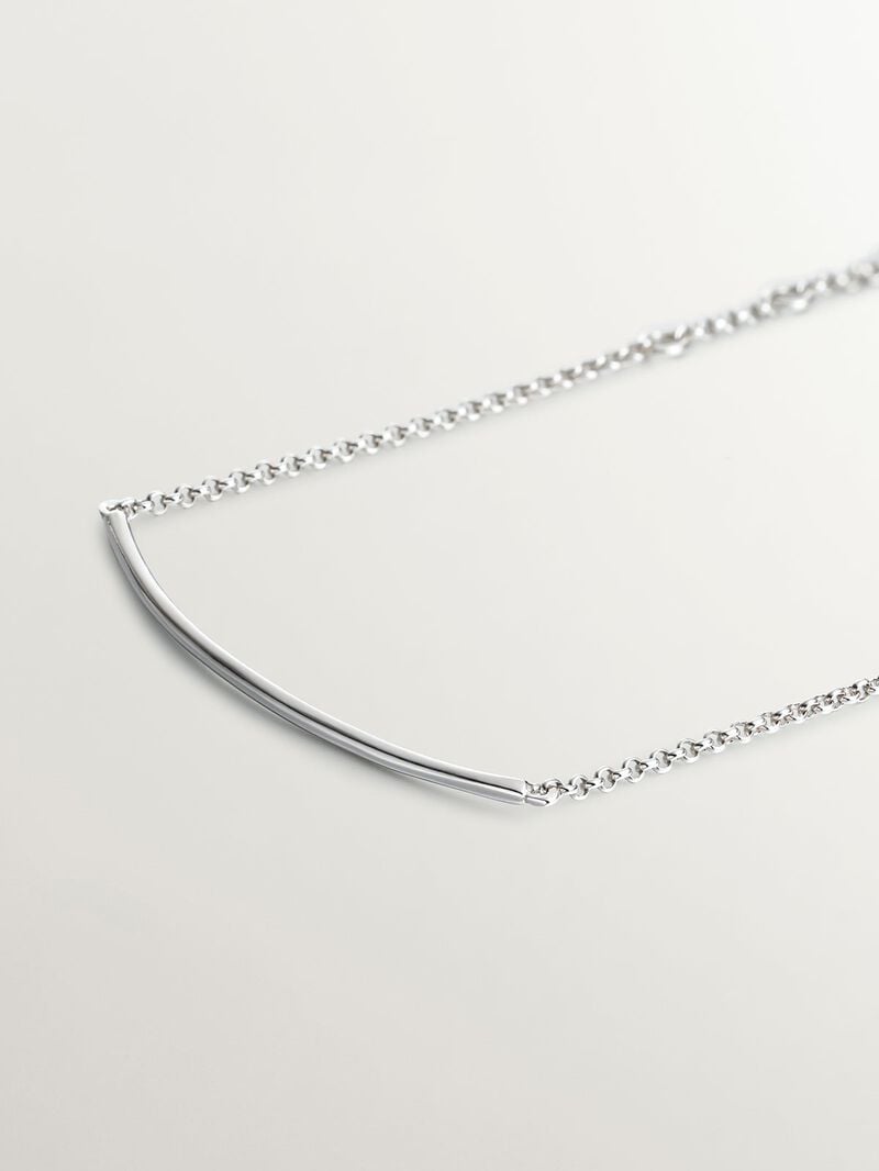925 Silver bracelet with tube shape image number 2