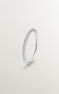 Anillo orla diamantes 0,15 ct oro blanco , J03938-01-15