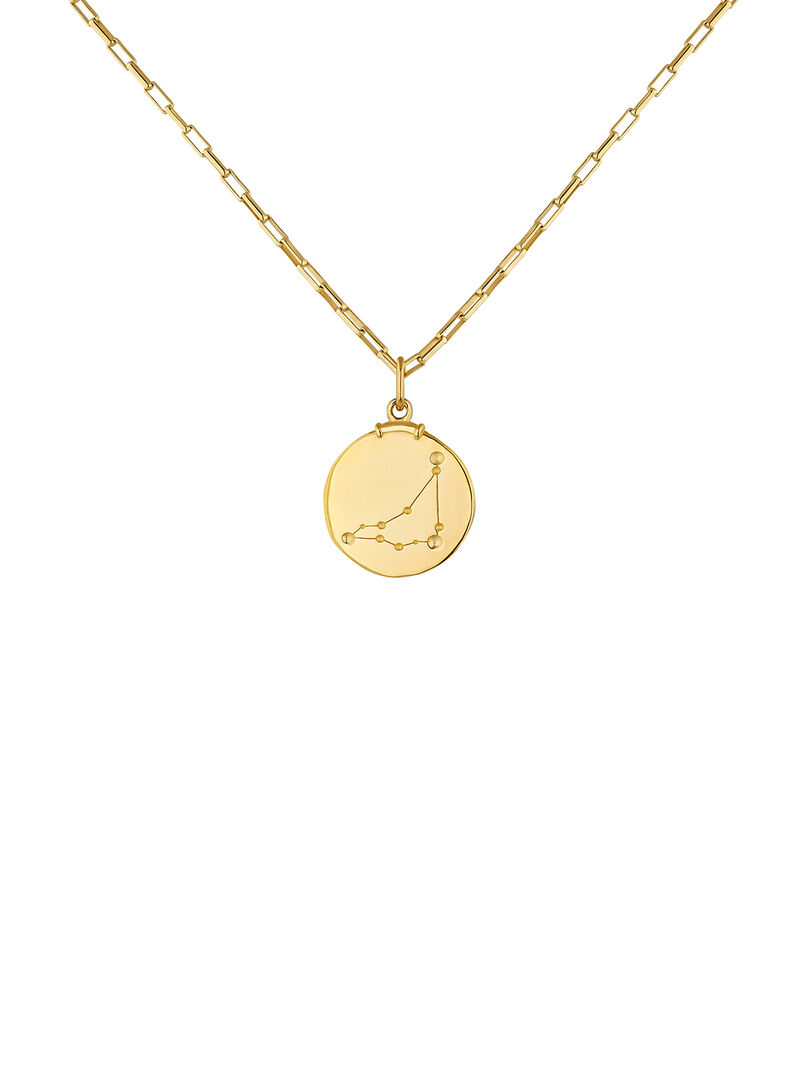 Capricorn Charm made of 925 silver, coated in 18K yellow gold image number 7