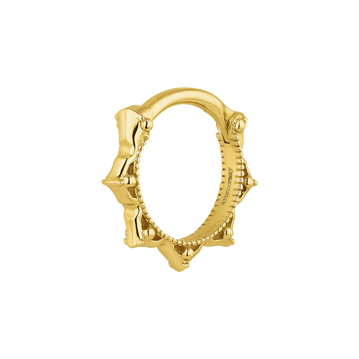 Daith hoop earring in 18k goldÂ , J04794-02-H-18, hi-res