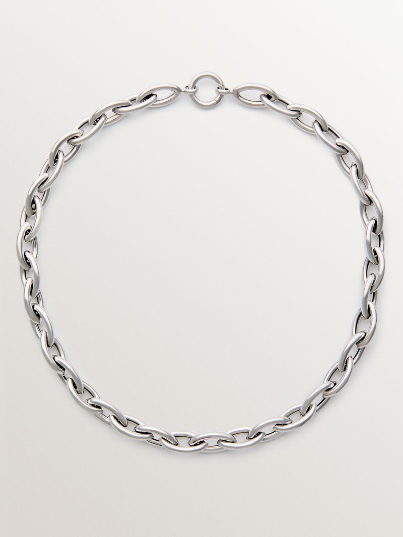 925 silver chain with oval links image number 0