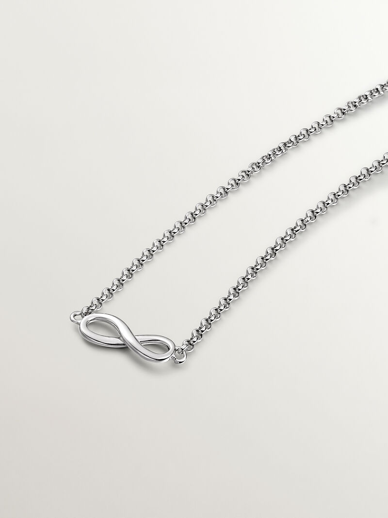 925 Silver Pendant with Infinity image number 2