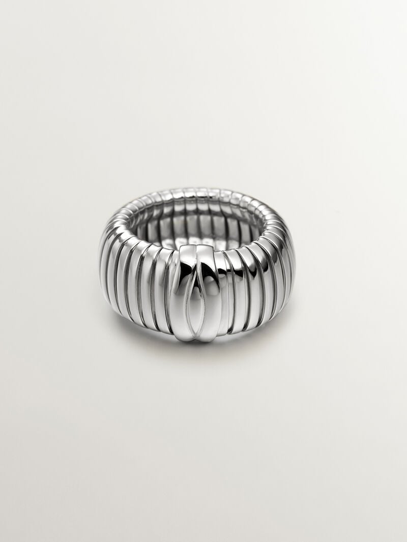 18K yellow gold plated 925 silver tumbagas ring image number 2