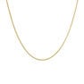 Gold-plated silver curb chain  , J04610-02