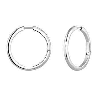 Mix & match silver hoop earrings  , J04643-01,hi-res