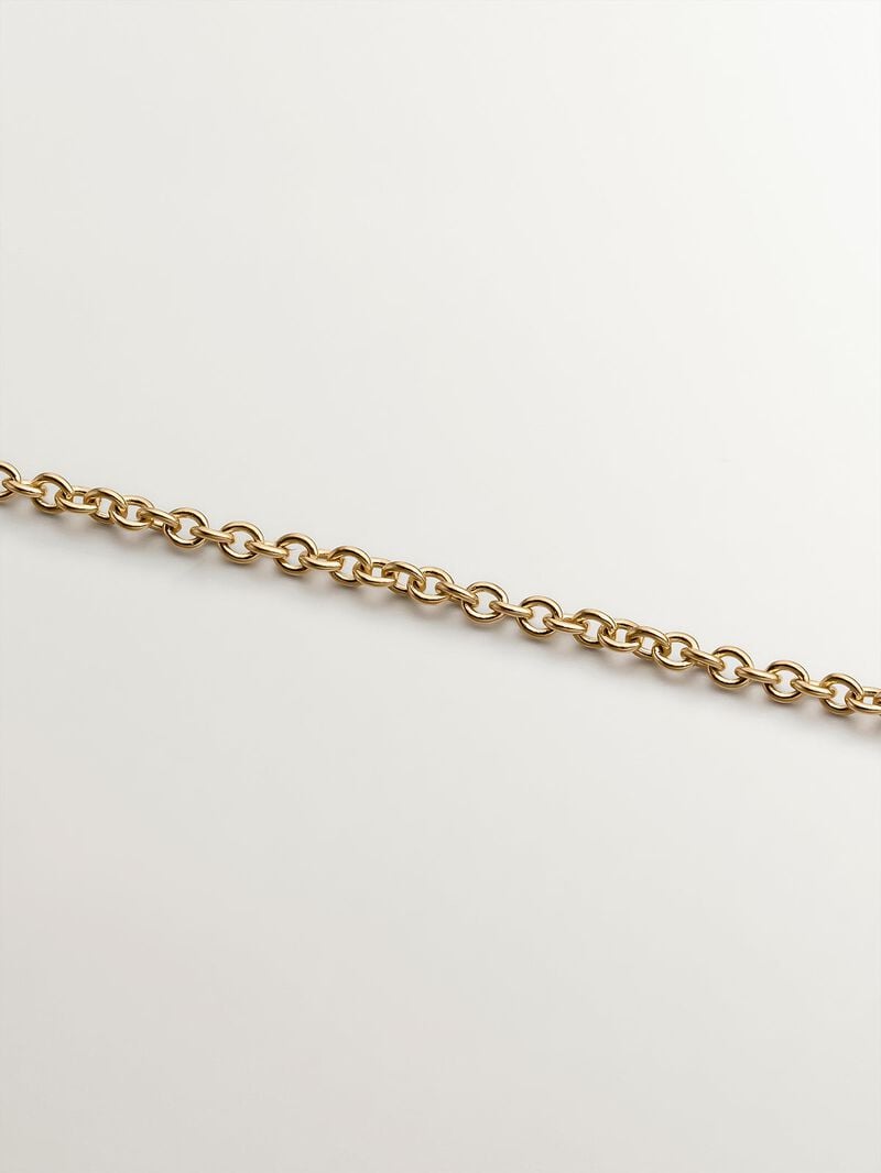 18K yellow gold pendant with 0.1 ct diamond image number 4