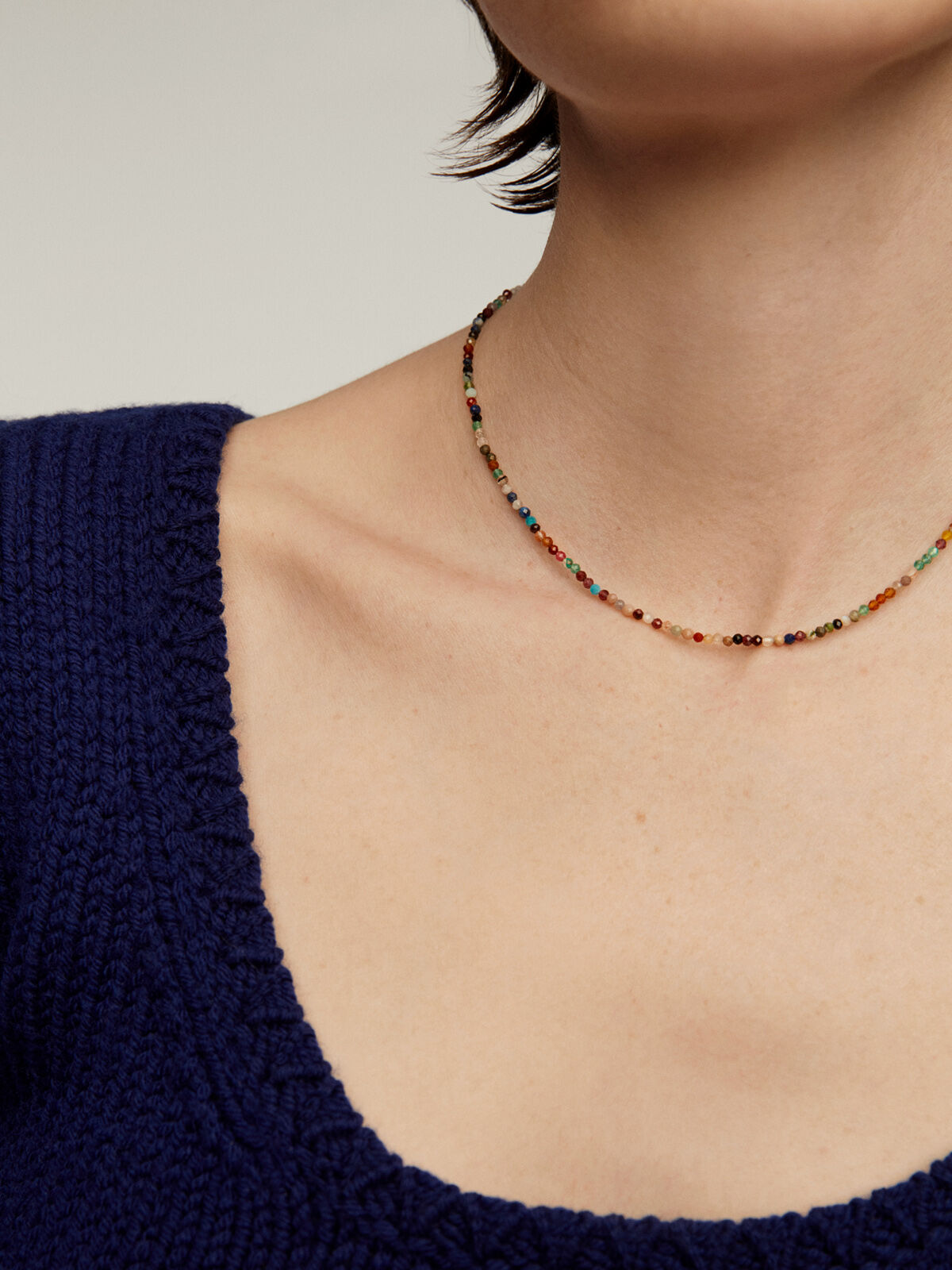 18k hot sale silver necklace