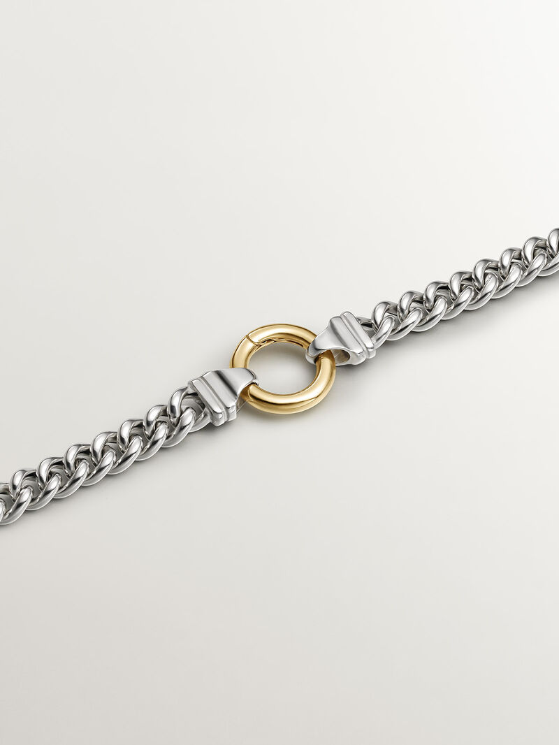 925 Silver Barbed Link Chain image number 4