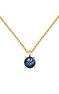 Pendant in 9k yellow gold with a blue sapphire , J04084-02-BS