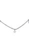 Silver stars and moons necklace , J04821-01
