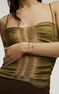 Gold plated cross bracelet , J00871-02