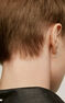 Petite boucle d’oreilles créole à l’unité en or jaune 9 K, J05128-02-H