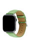 Green leather Apple Watch strap¬†, IWSTRAP-GE