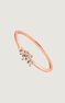 9K pink gold triplet 0,074 ct diamonds solitaire ring, J04954-03