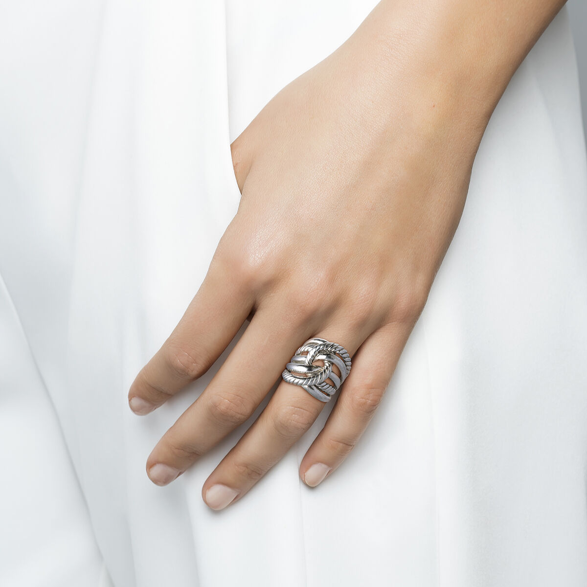 Conquista tornado Admitir Anillo nudo liso y gallón | Aristocrazy