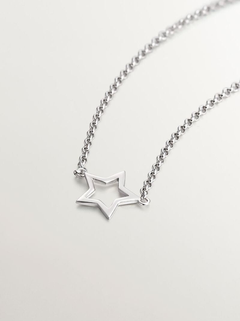 925 Silver pendant with star image number 4