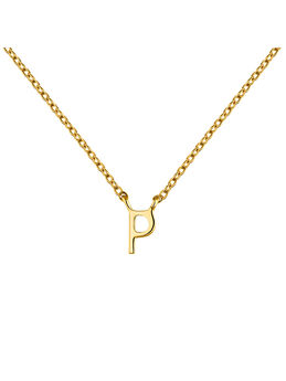Collier initiale P or , J04382-02-P,mainproduct