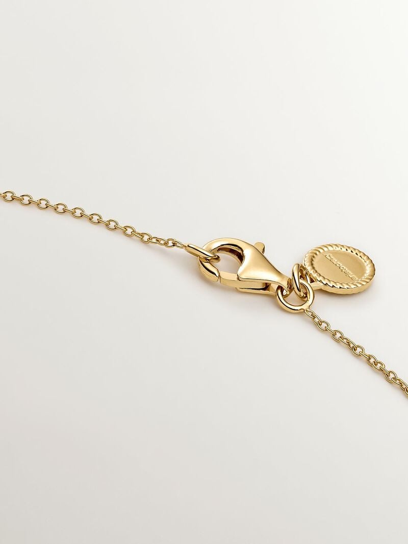 18K Yellow Gold Plated 925 Silver Pendant with Snake. image number 6