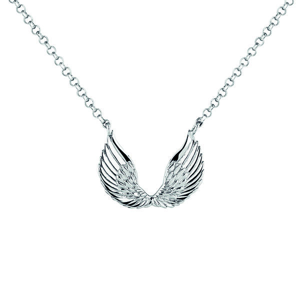 Silver wings necklace , J04304-01, mainproduct