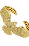 Gold plated eagle bangle , J04547-02