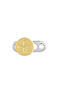 Cross microdermal piercing in 18k gold, J05043-02
