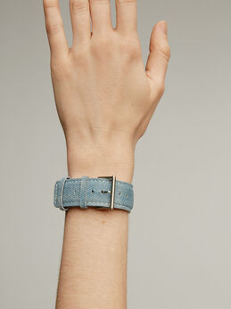 Correa Apple Watch tela azul claro, IWSTRAP-BUTD, mainproduct
