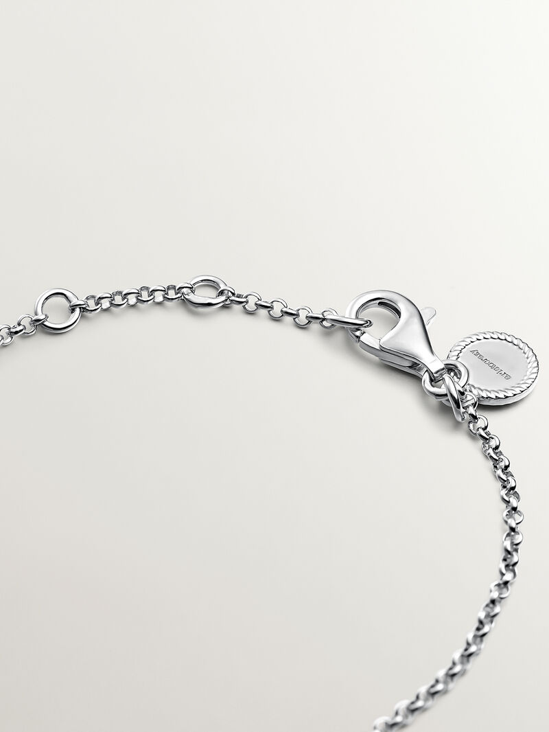 925 Silver bracelet with stars image number 4