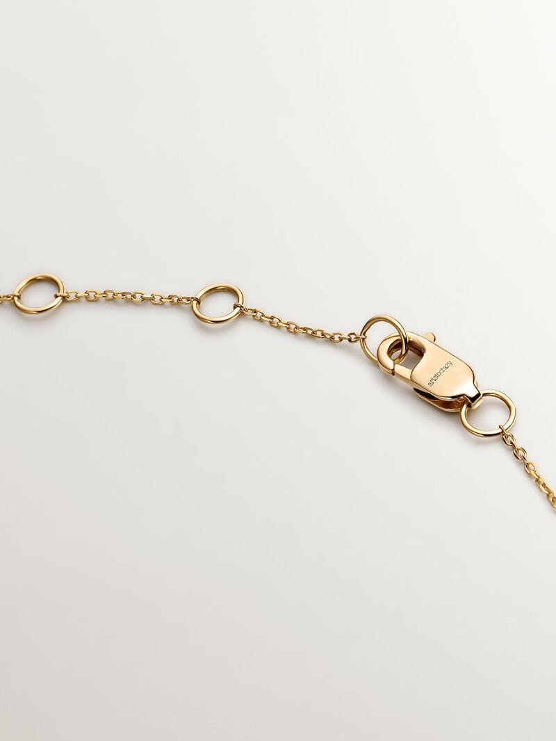 18K Yellow Gold Pendant with Diamonds image number 6