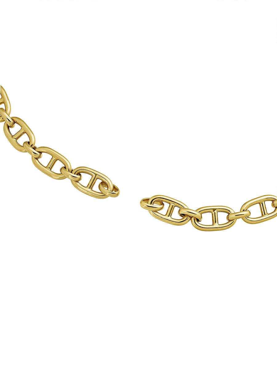 Anchor chain in 18k yellow gold-plated silver, J05337-02-45, hi-res