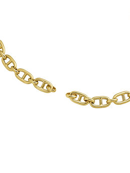 Anchor chain in 18k yellow gold-plated silver, J05337-02-45,hi-res