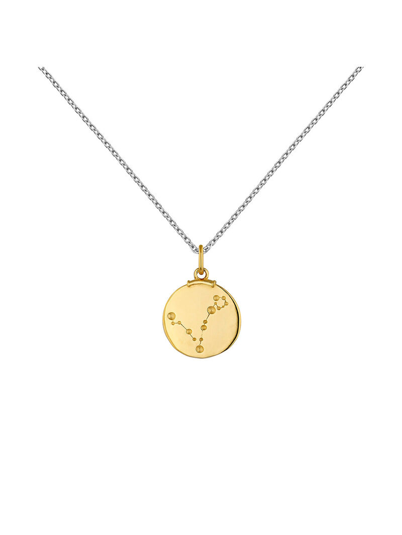 Pisces Charm made from 925 silver bathed in 18K yellow gold. image number 7