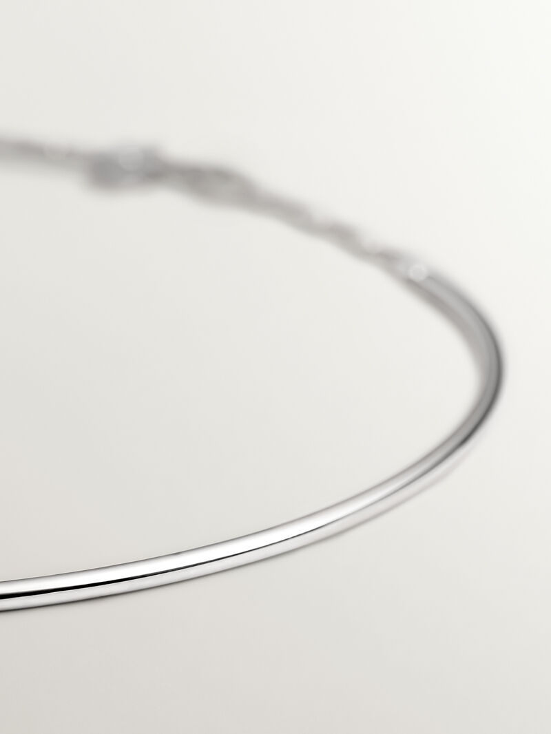 925 Silver Rigid Necklace image number 2
