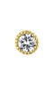 Piercing mini diamante de oro de 18kt , J03550-02-H-18