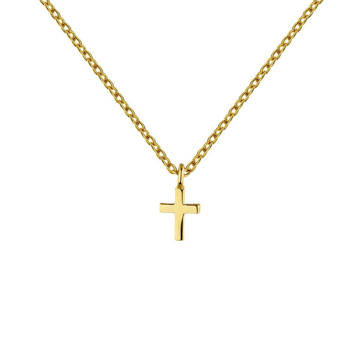 Colgante cruz plata oro | Aristocrazy