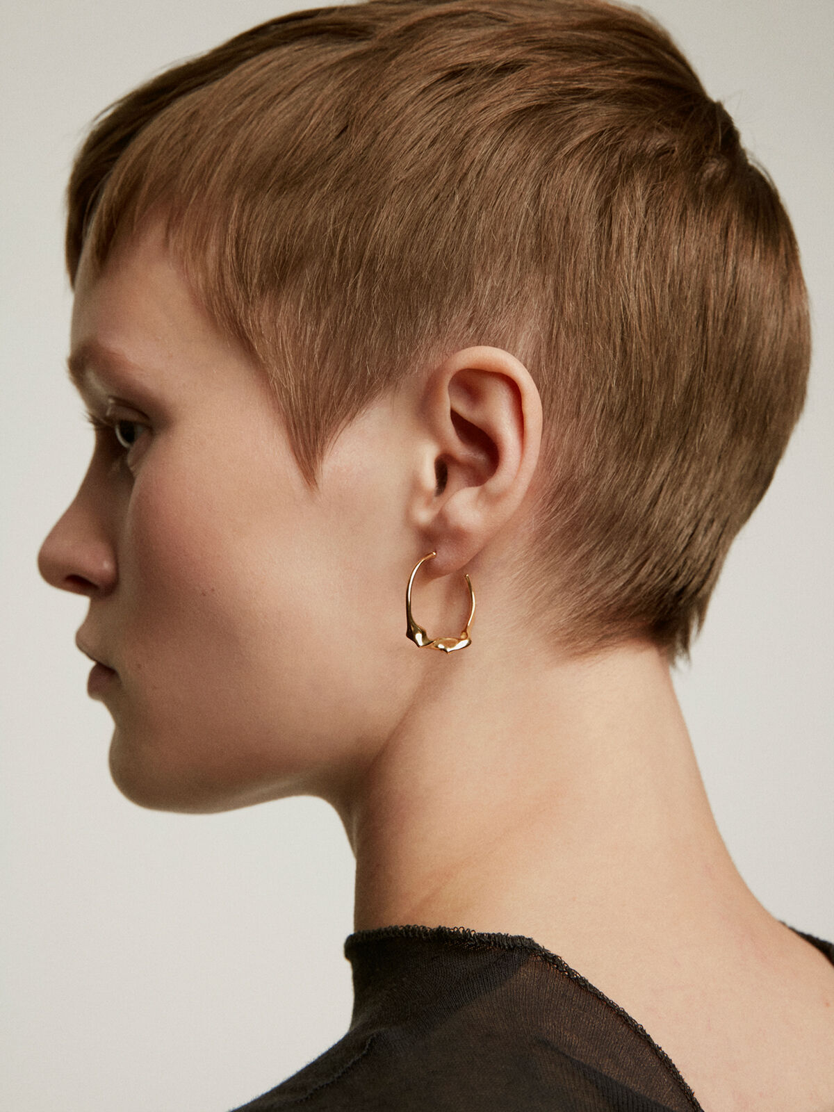 Pixie cut hoop earrings best sale