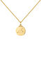Gold-plated silver Leo charm  , J04780-02-LEO