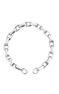 Silver cable link chain bracelet , J05336-01-19