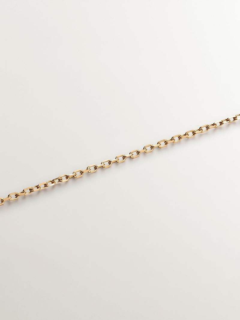 18K white and yellow gold pendant with brilliant cut diamonds image number 4