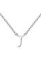 White gold Initial J necklace , J04382-01-J