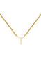 Collar inicial T oro 9 kt , J04382-02-T
