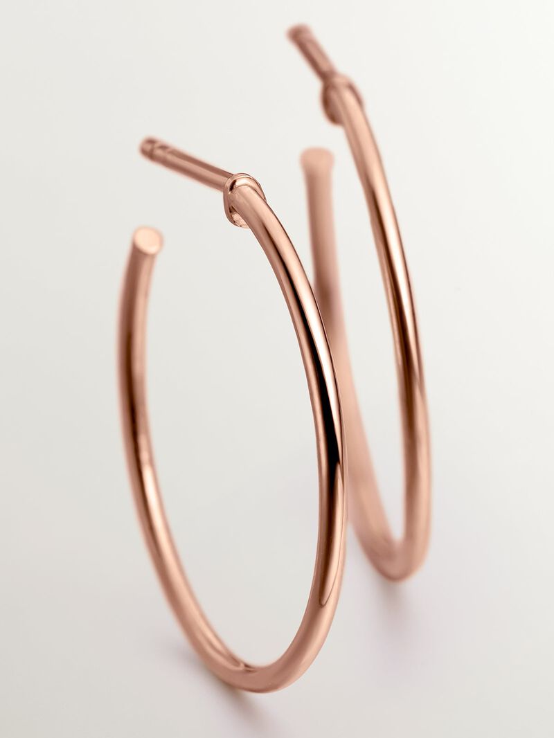 925 silver -bathed in 18k pink gold pink ring slopes image number 2