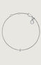 Pulsera chatón topacio plata  , J03437-01