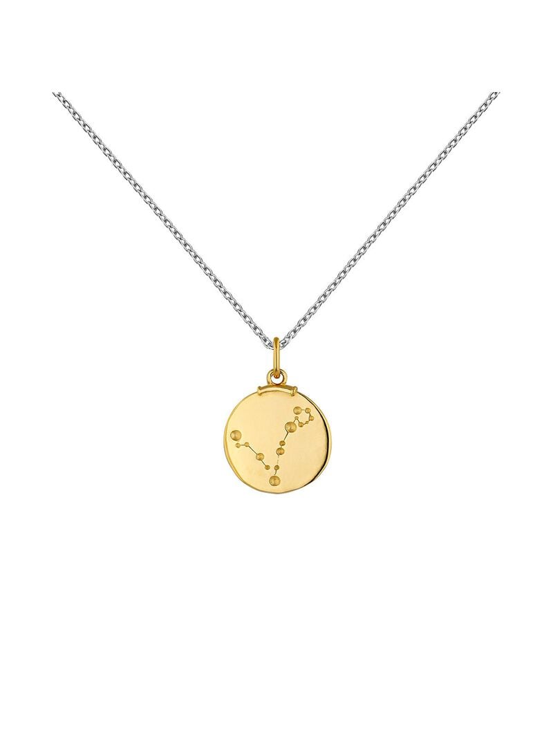 Pisces Charm made from 925 silver bathed in 18K yellow gold. image number 7