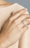 Anillo cruzado topacio plata , J03263-01-WT