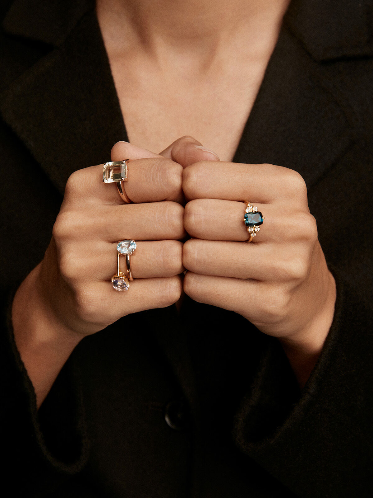 Anillo topacio azul aristocrazy 2025