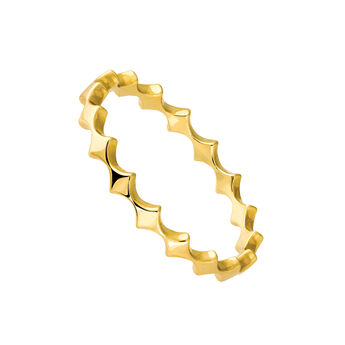 Gold ring with rhombuses , J03858-02,hi-res