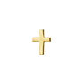 Boucle d'oreille croix argent plaqué or , J04870-02-H