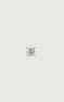 Pendiente individual de oro blanco de 18kt con mini diamante de 0,03cts, J00887-01-03-H
